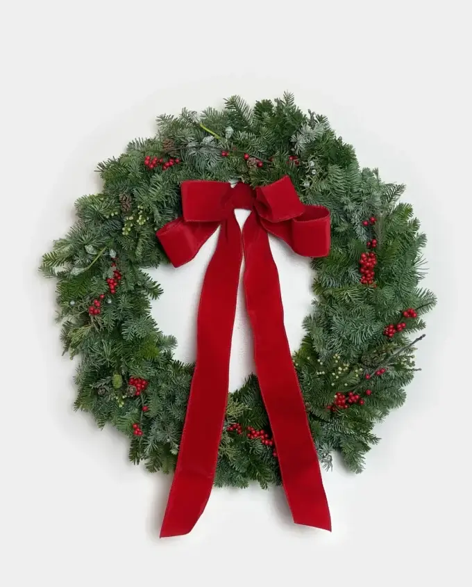 noble-fir-berries-wreath-red-bow